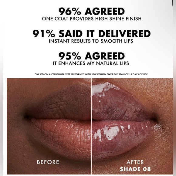 Armani Prisma Glass Lip Gloss In Color 08 - Sugar Halo (Light Cool Pink) - Picture 4 of 11